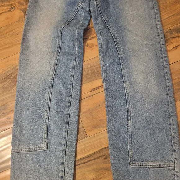 Free People/We the Free Risk Taker High Rise Straight Jeans, GUC, Sz 24, Cute!! - Picture 6 of 12